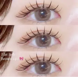 【LEDエクステ】フラットラッシュ100本