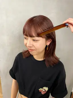 🍏オススメ🍏【プラチナカラー➕ハホニコトリートメント➕コテ巻き♥️】