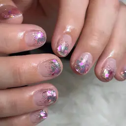 Hand★ラメorラメグラデーション