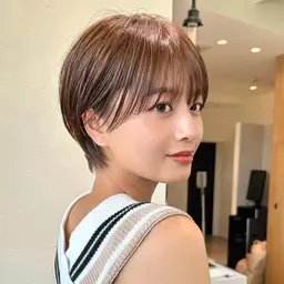 🥈人気No.2🥈似合わせショートカット＋髪質改善カラー【🌟レディース限定🌟】