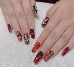 NEW!〆<HAND 自爪>地雷量産系90分パーツつけ放題¥7580 ベース色店内のワンカラーでお願いたします