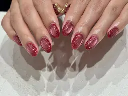 【オフあり】ハンド💅マグネットorフラッシュワンカラー［パラジェル変更可/溝の口］