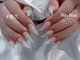 猫爪長さ出しつけ放題デザイン、アート、店頭にあるパーツ無制限。