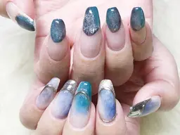 何度でも🌿オフ込オーダーメイド🦋120分しっかりアートやり放題&ストーン付け放題⭐️