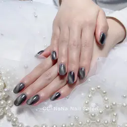 【初回オフ無料ケア込み】✨ミニモ限定価格✨輝かしい斜めギャラクシーマグネットネイル【メンズにもおすすめ】パラジェル取扱店