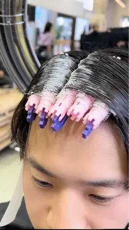 前髪が立ち上がらない人必見！？前髪立ち上げパーマ‼️