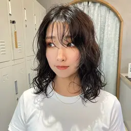 【ミディアム​〜​ロング限定🫧】パーマ＋カット＋1stepトリートメント✨