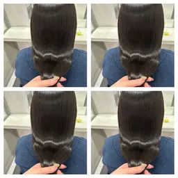 【ミニモ限定メニュー🌷】ブリーチ毛でもOK✨️🍒酸性アシッドストレート🍒＋🌸うる艶トリートメント🌸