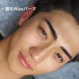 口コミ🈹men's まゆげパーマWax