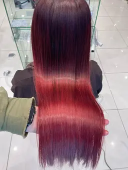 【ストレートのメンテナンスはコチラ⭐️】カット＋髪質改善カラー
