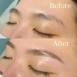 アイブロウWAX脱毛新規¥3900/再来¥4300メンズ様+¥500