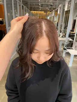 ワンカラーでこの透明感✨️ダメージレスの アプリエ カラーリング ￥10450