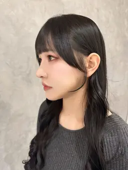 顔周りカット+透明感カラー+5stepトリートメント