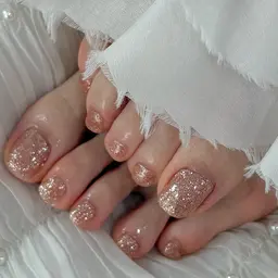 【Jr.ネイリスト】foot/ワンカラー(オフ込)