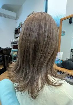極潤カラー➕似合わせカット➕3STEPトリートメント