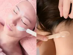 【成人式前 肌仕上げ】全顔毛穴洗浄+フェイシャル・うなじ・もみあげWax✨自信のもてる肌とうなじへ♪