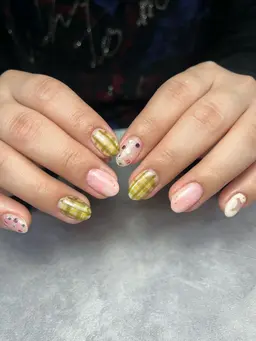 オフなし　当店定額デザインfull(両手10本アート)90分