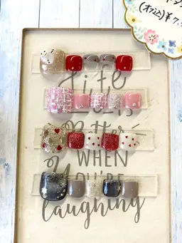 フット定額ネイル💜7700円※オフ代込み