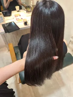 🎀minimo限定🎀[冬のヘアケアメニュー!❄️‎🤍]ワンカラー＋Aujua4stepトリートメント✨️