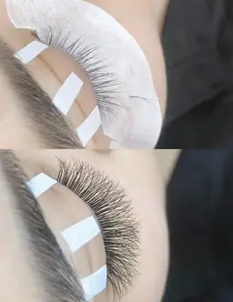 3Dボリュームラッシュ160束（480本）+持ち美容液コーティング¥8980