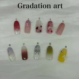 2.【オフ有】グラデーション+写真アート2本付 0円