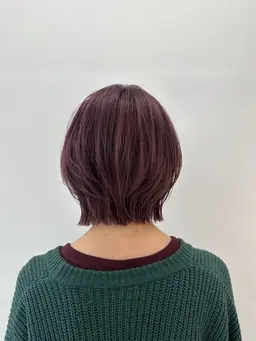 （撮影モデル）🌱レイヤーボブカット＋カラー🫧