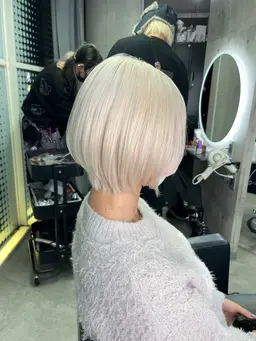 【ショートカット】カット＋カラー＋高保湿トリートメント#ハンサムショート#ベリーショート#韓国ヘア#髪質改善#暖色