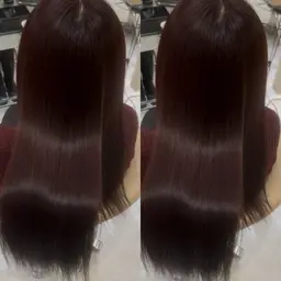 【✨💖肌映え抜群💖✨暖色系艶カラー🌸】ダメージレスケアカラー🎨＋キューティクル補修2stepトリートメント🫧