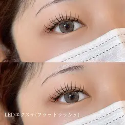 フラットラッシュ160本❣️[オフ代別途¥550]