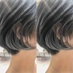 イヤリングカラー☀️インナーカラー☀️カット　ブリーチ込み〈全体カラー