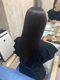 【カット➕縮毛矯正】🩷ロング限定🩷※ミルボンID、口コミ必須⚠️3cm以上カット条件