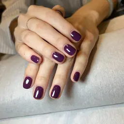 ハンドネイル　ワンカラー