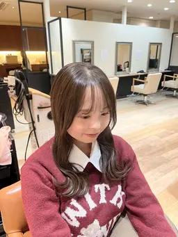 🎀金曜日限定🎀カットモデル✂️(ロング​〜​ボブ)＋極潤ミストカラー🤍ウルフカット受付不可⚠️