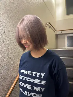 ✨️✨️minimo限定ブリーチリタッチ➕オンカラー✨️／ハイトーン／ブリーチ／ダブルカラー／デザインカラー/寒色／暖色