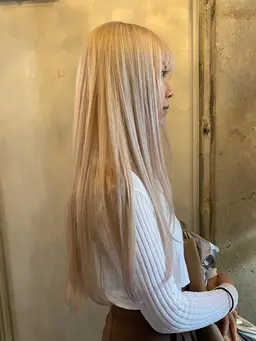 ケアブリーチ+カラー+3stepトリートメント(ハイライトカラーに変更可)