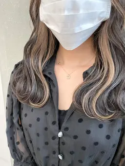 【🌈大人気インナーカラー🌈】インナーカラー＋全体カラー＋集中補修超音波トリートメント✨