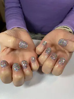 ワンカラー 、ラメグラデーション(オフあり)