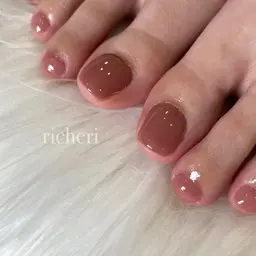 フットネイルワンカラー