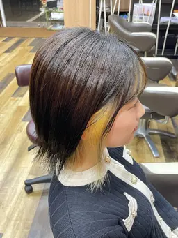 イヤリングカラー『ブリーチ込み』＋トリートメント