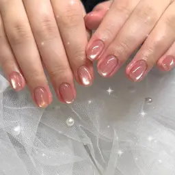 【大人気！うる艶♪】オフなし！マグネットorフラッシュネイル🫧ྀིケア込み