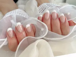 ジェルフレンチネイル✨