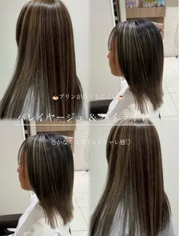 [新規限定]🗽外国人風カラー🇺🇸ハイライト(バレイヤージュorグラデーション)+ カラー