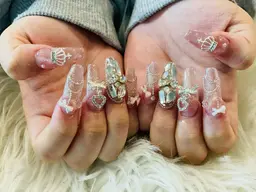 ハンドネイル💅（10本長さ出し）カラーをする場合別途料金が発生致します。