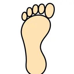 👣（他店オフ付き）　ワンカラー　※予約確定後に希望の色味を送信ください