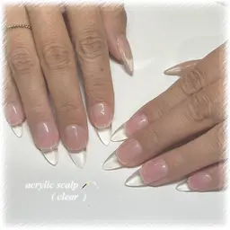 アクリル10本長さだしクリア仕上げ【オフなし】