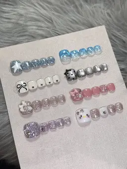 【FOOT✨超お得定額デザイン🎀】SNS人気トレンドガーリー/ワンホン定額コース¥9900