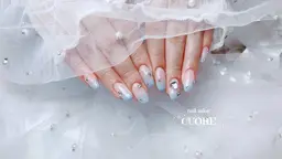 【ハンド】オフ込〇グラデーション（2色） ＊12月限定.ᐟ‪￥500off⟡