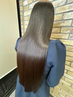 縮毛矯正+カット+トリートメント