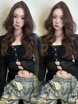 [明るめカラーにしたい方🐈‍⬛💋]カット🩷ブリーチなしダブルカラー🩷超音波トリートメント🩷