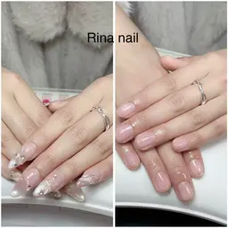 オフのみチップ長さ出し( お休み)+ネイルケア